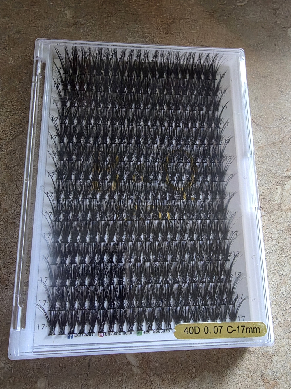 B&Q New Eyelashes 17mm